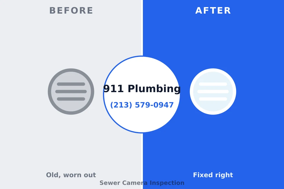 Before and after: plumbing repair Milford, PA